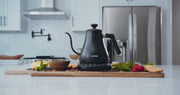 COSORI Smart Electric Gooseneck Kettle product overview video thumbnail in kitchen setting
