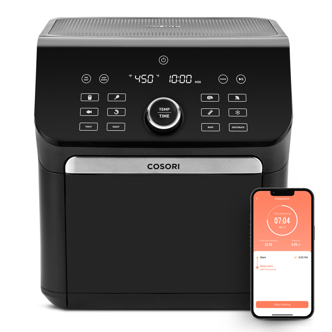 COSORI 14-in-1 Smart Large Air Fryer Oven XL 7QT with 6 Accessories, Wi-Fi  App & Alexa Control/Google home, 12 Presets & Shake Reminder, Keep Warm