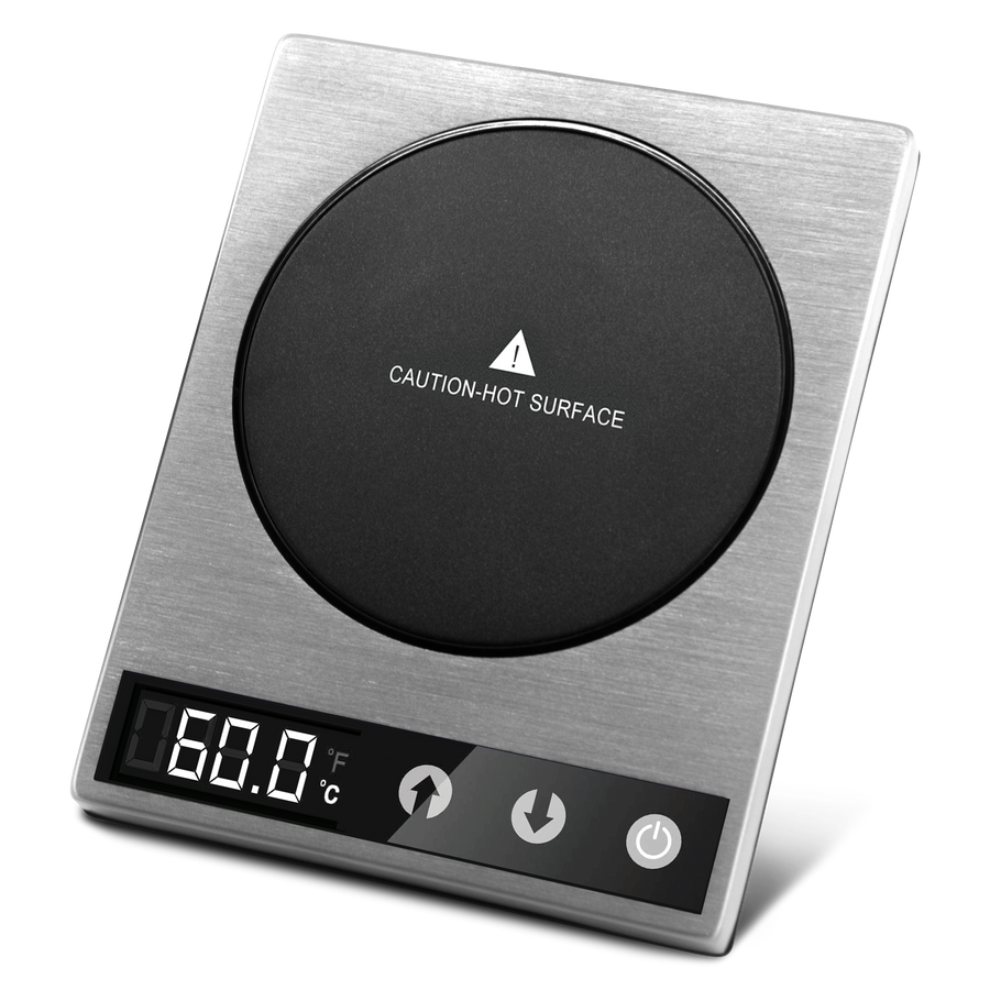 COSORI Original Coffee Warmer with stainless steel base and digital temperature display