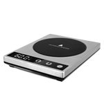 Angled view of COSORI Original Coffee Warmer showing heating plate and control buttons