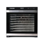 COSORI Premium Pro 10-Tray Food Dehydrator showing multi-layer tray capacity