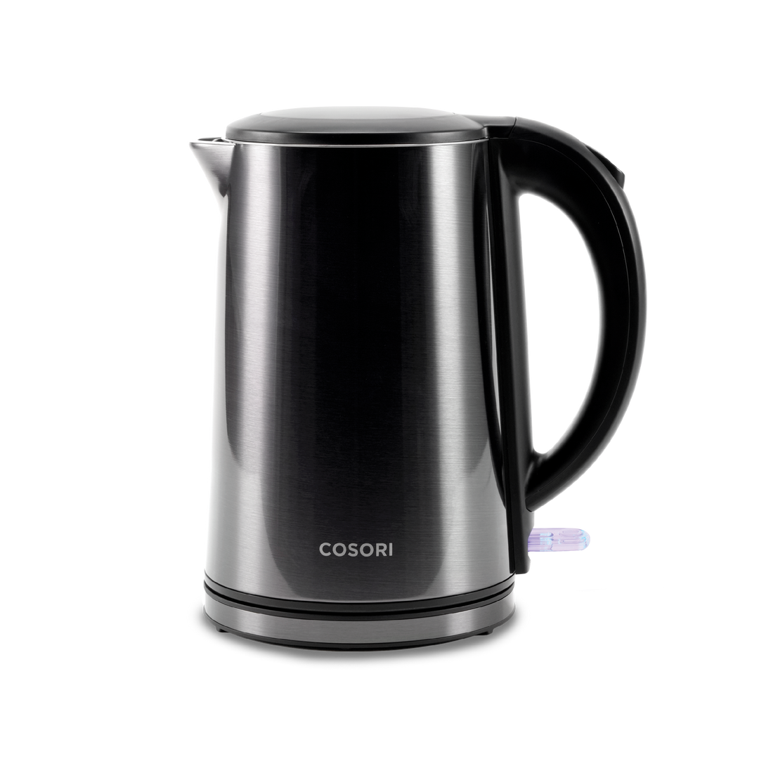 Double-Wall Stainless Steel Electric Kettle - Double-Wall Stainless Steel Electric Kettle Side