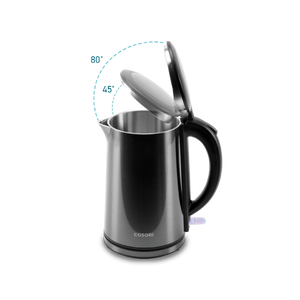 Double-Wall Stainless Steel Electric Kettle - Double-Wall Stainless Steel Electric Kettle Lid