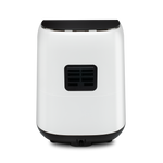 Rear view of the white Cosori Lite 2.1-Qt Air Fryer showing the ventilation slots.