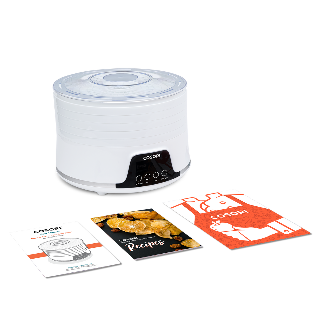 Pioneer 5-Tray Food Dehydrator - Pioneer 5-Tray Food Dehydrator CFD-N501-W What's In The Box