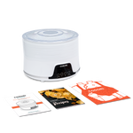 COSORI Pioneer 5-Tray Food Dehydrator with included accessories and recipe materials