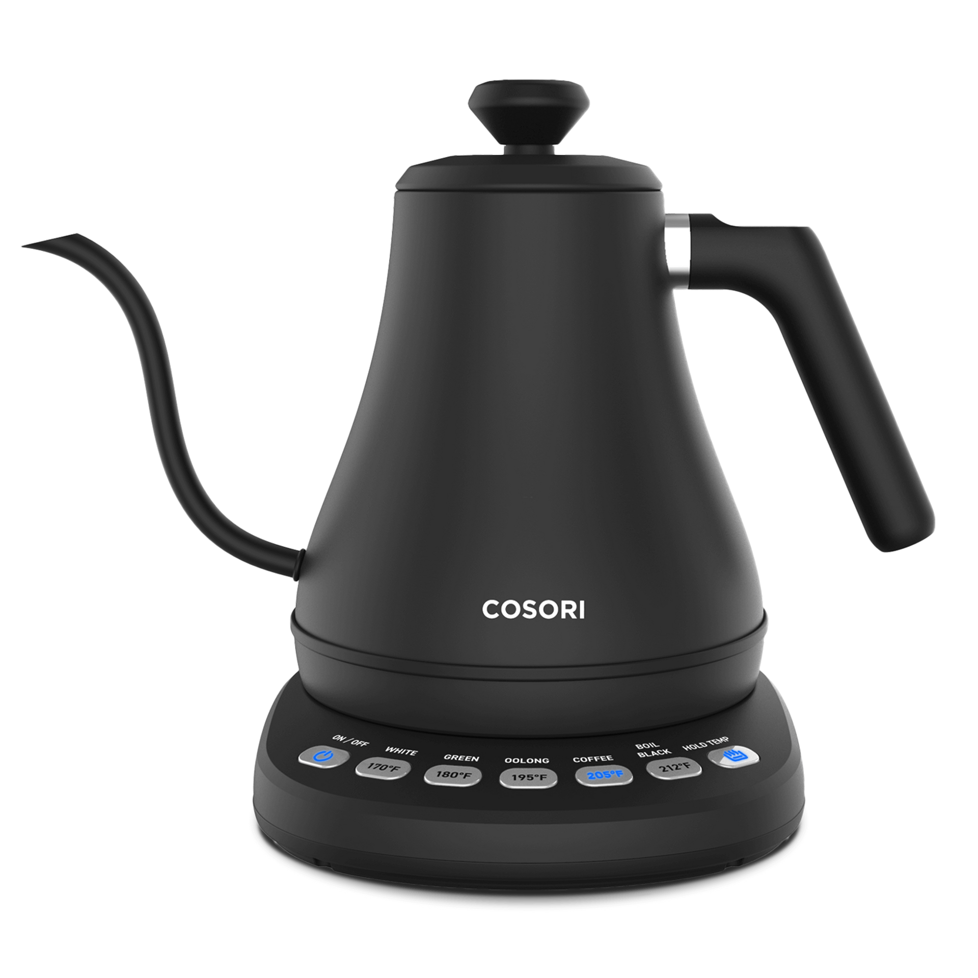 Electric kettle with temperature buttons that also start the boil : r/tea