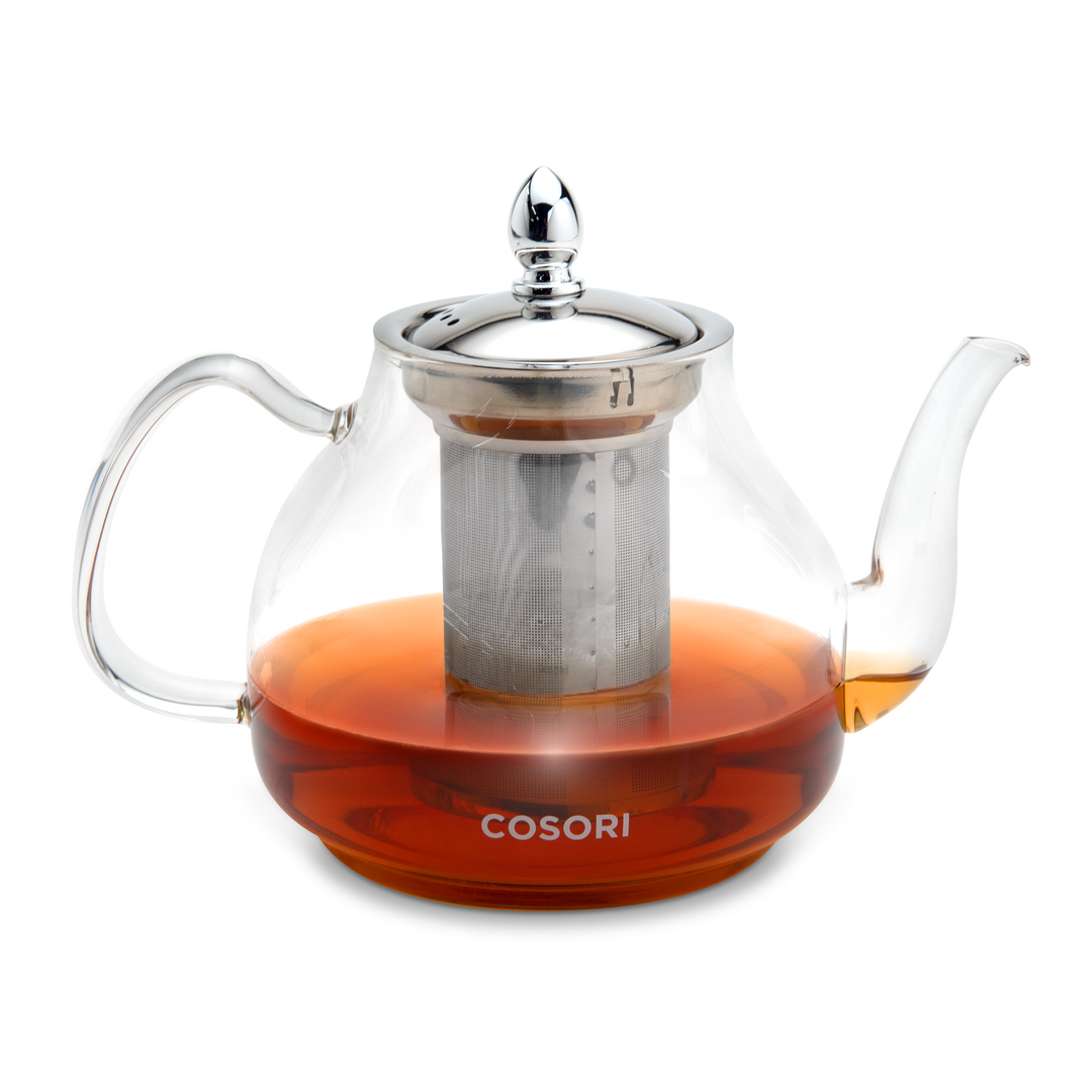 Original Glass Gooseneck Teapot