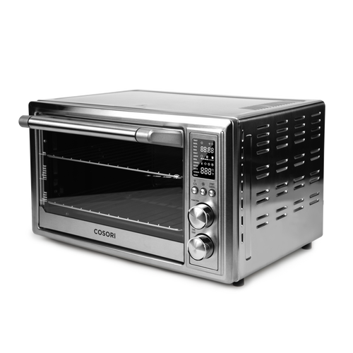30 Liter Smart Air Fryer Toaster Oven - 30 Liter Smart Toaster Oven Silver - AngledView