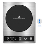 Top view of COSORI Original Coffee Warmer with circular heating surface and LCD screen