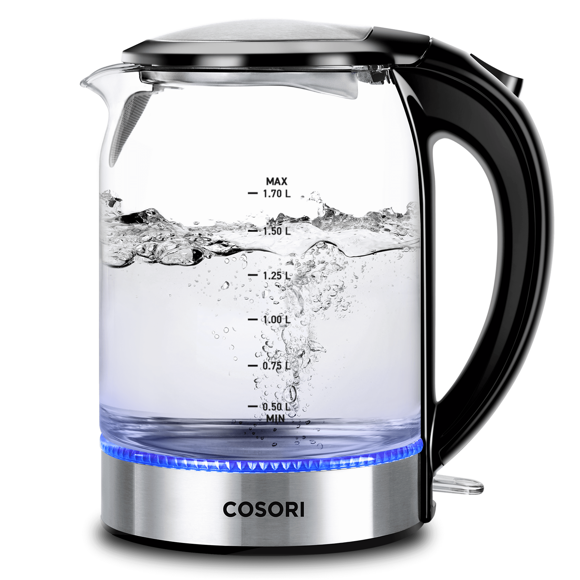 ASCOT 1.7L Glass Kettle Electric Stainless Steel Review 