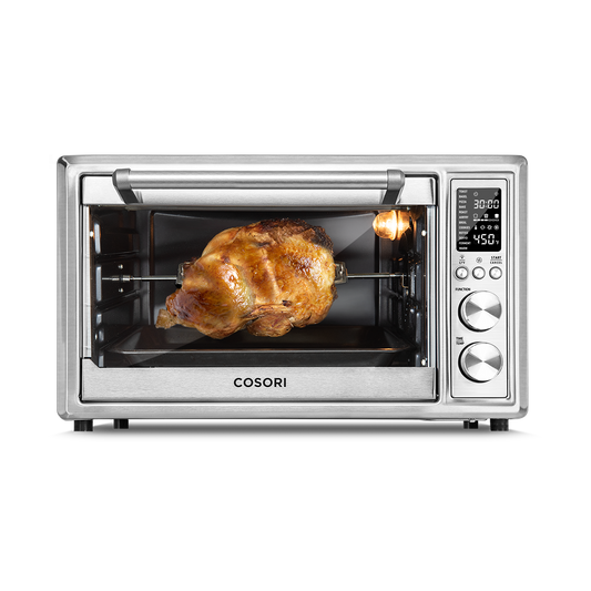Original Air Fryer Toaster Oven front view with chicken