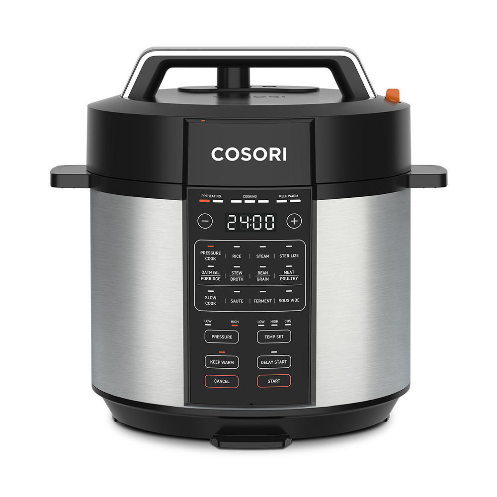 6.0-Quart Pressure Cooker - Cosori 6.0-Quart Pressure Cooker - Front View